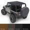 Smittybilt 9706 WRANGLER TJ EXTENDED TOP; COVERS FRONT/REAR SEATS; BLACK DIAMOND 93635 - alternate 2